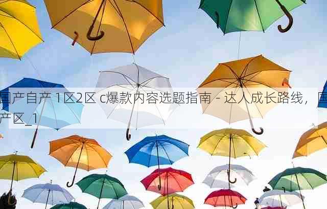 国产自产 1区2区 c爆款内容选题指南 - 达人成长路线,国产区_1