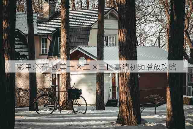 影单必看-欧美一区二区三区高清视频播放攻略